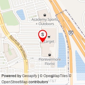 Pizza Hut Express on Norfolk Parkway, West Melbourne Florida - location map