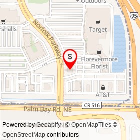 Mattress Firm on Norfolk Parkway, West Melbourne Florida - location map