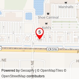SunTrust on Athens Drive, West Melbourne Florida - location map
