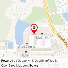 Michaels on Norfolk Parkway, West Melbourne Florida - location map
