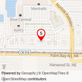 McDonald's on Palm Bay Road Northeast, Palm Bay Florida - location map