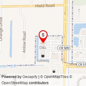 D&L on Anlow Road,  Florida - location map