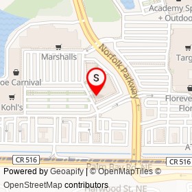 Bake Shop on Norfolk Parkway, West Melbourne Florida - location map