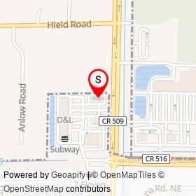 Goodwill Donation Xpress on Minton Road, West Melbourne Florida - location map