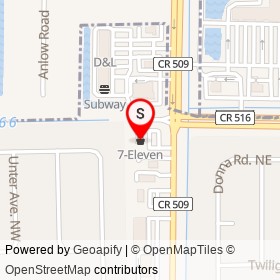 7-Eleven on Palm Bay Road Northeast, Palm Bay Florida - location map