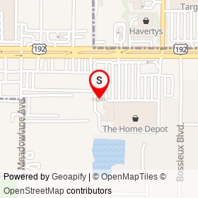 The Home Depot Tool Rental Center on New Haven Avenue, West Melbourne Florida - location map