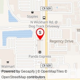 Firehouse Subs on North Wickham Road, Melbourne Florida - location map