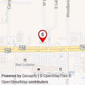Arby's on New Haven Avenue, West Melbourne Florida - location map
