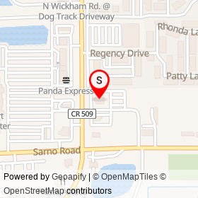 Chili's on North Wickham Road, Melbourne Florida - location map