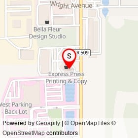 Aloha Eatery on North Wickham Road, Melbourne Florida - location map