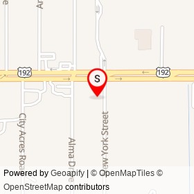 Bennigan's on New Haven Avenue, West Melbourne Florida - location map