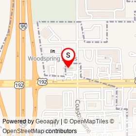 Sunoco on Coastal Lane, West Melbourne Florida - location map