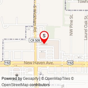 Umami Restaurant and Sushi Bar on South Wickham Road, West Melbourne Florida - location map