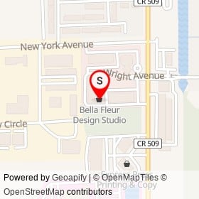 Bella Fleur Design Studio on North Wickham Road, Melbourne Florida - location map