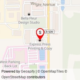 Express Press Printing & Copy on North Wickham Road, Melbourne Florida - location map