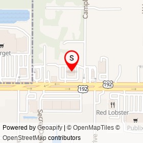 Olive Garden on New Haven Avenue, West Melbourne Florida - location map