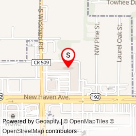 Westside Bar & Lounge on Meadowlane Avenue, West Melbourne Florida - location map