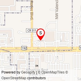 Circle K on New Haven Avenue, West Melbourne Florida - location map