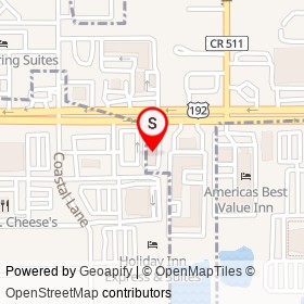 Budget Inn on New Haven Avenue, West Melbourne Florida - location map