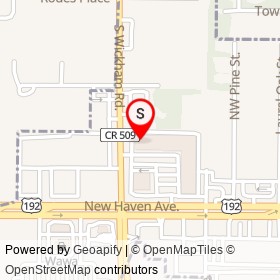 Boost Mobile on South Wickham Road, West Melbourne Florida - location map