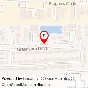 Greenboro Dog Park on , West Melbourne Florida - location map