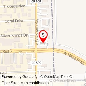 McDonald's on South Wickham Road, West Melbourne Florida - location map