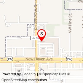 Domino's on South Wickham Road, West Melbourne Florida - location map