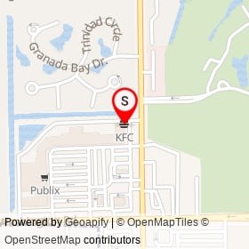 KFC on North Wickham Road, Melbourne Florida - location map