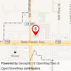 Walgreens on South Wickham Road, West Melbourne Florida - location map