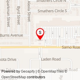 Shell on Sarno Road, Melbourne Florida - location map