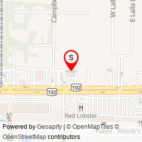 Salvation Army Store on New Haven Avenue, West Melbourne Florida - location map