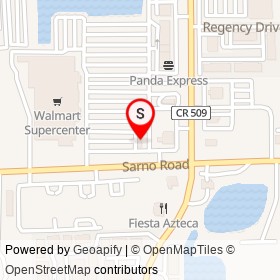 Murphy USA on Sarno Road, Melbourne Florida - location map