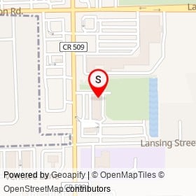 Evergreen Cleaners and Laundry on North Wickham Road, Melbourne Florida - location map