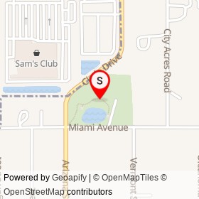Police Foundation Park on , West Melbourne Florida - location map