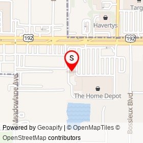 Oriental Grocer on New Haven Avenue, West Melbourne Florida - location map