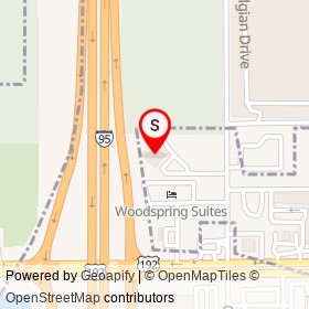 Cruisin' Gold on I 95, West Melbourne Florida - location map