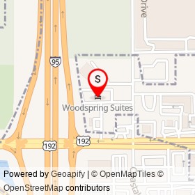 Woodspring Suites on Coastal Lane, West Melbourne Florida - location map