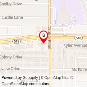 Animal Emergency and Critical Care Center of Brevard on West Eau Gallie Boulevard, Melbourne Florida - location map