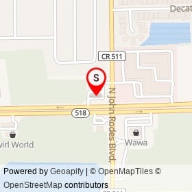 7-Eleven on West Eau Gallie Boulevard, Melbourne Florida - location map