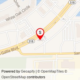 Waffle House on West Eau Gallie Boulevard, Melbourne Florida - location map