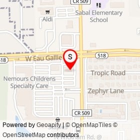Applebee's on North Wickham Road, Melbourne Florida - location map