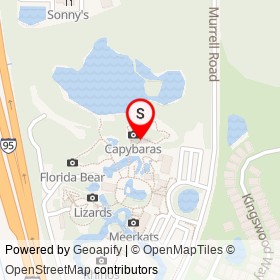 Jaguar on Butterfly Trail, Viera Florida - location map