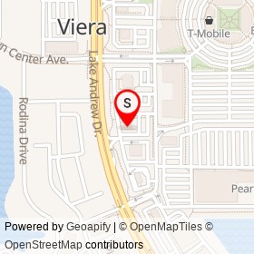 Men's Wearhouse on Lake Andrew Drive, Viera Florida - location map