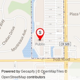 Publix on Montreaux Avenue, Melbourne Florida - location map