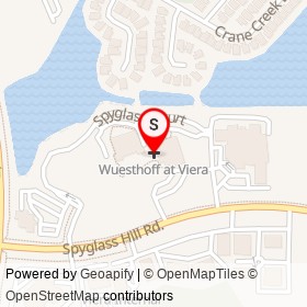 Wuesthoff at Viera on Spyglass Court, Melbourne Florida - location map