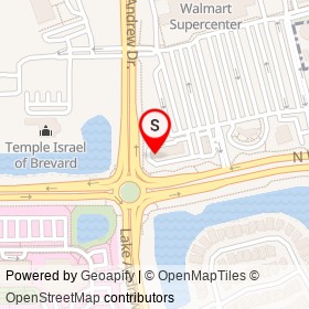 Amscot on North Wickham Road, Melbourne Florida - location map