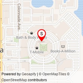 Sunglass Hut on Town Center Avenue, Viera Florida - location map