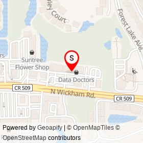 Firehouse Subs on North Wickham Road, Suntree Florida - location map