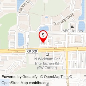 Taco Bell on North Wickham Road, Suntree Florida - location map