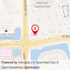 GameStop on North Wickham Road, Melbourne Florida - location map